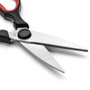 Ultra Sharp Kitchen Cooking Scissors, Heavy Duty, Serrated Stainless Steel