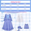 MELAND Victorian Costume Girl, World Book Day Maid Costume for