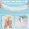 MISHCHI 100 Count Disposable Face Towel, Biodegradable Cotton 100 (Pack