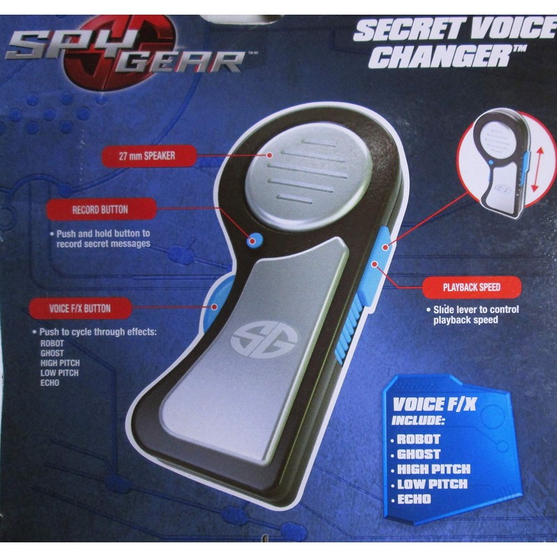Spy Gear Secret Voice Changer Record and warp Your Voice