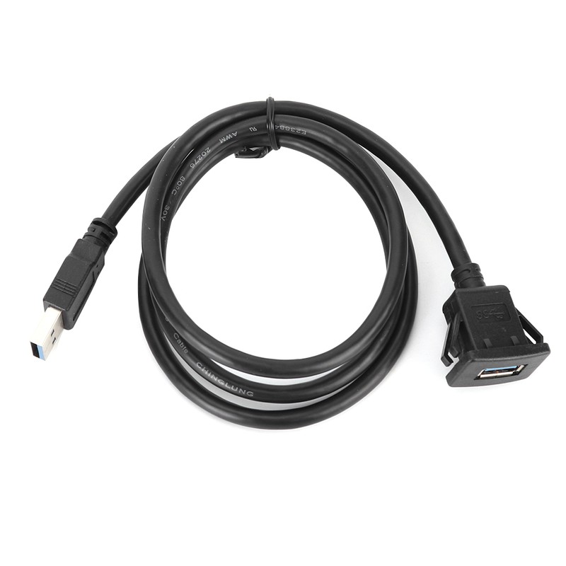 USB 3.0 Dashboard Adapter Line Car Motorcycle Single Port Audio