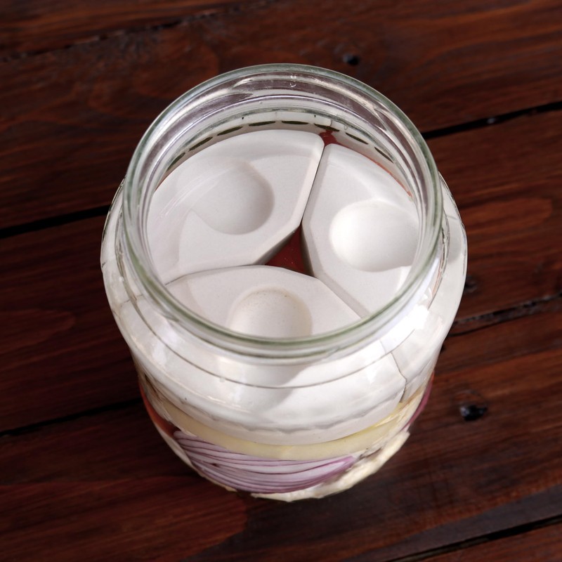 SOFTCOREFOOD Weighted Stone for Fermenting / 8.5 cm / 3