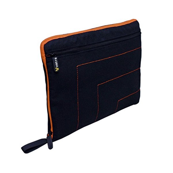 Vatra Fly Bag Party Master Vape Case Portable E Cig Carrying Case 12x10 (Black/Orange)