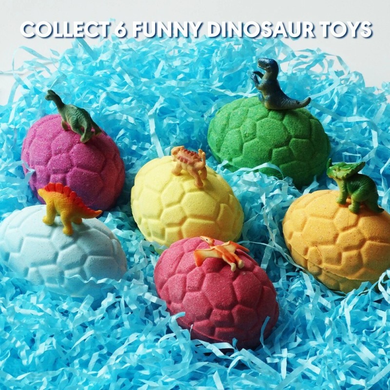 KAV Dino Bath Bombs for Kids with Surprise Inside- Dino