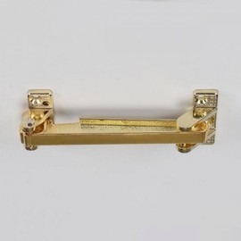 Door Bar Safety Latch Gold 2ea
