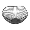 MAHIONG 2 PCS Fruit Bowl, Wire Fruit Bowls, Large Black