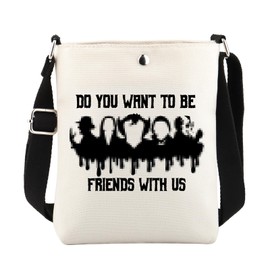 ENSIANTH Horror Crossbody Bag Horror Movie Gifts for Horror Lovers Crossbody Purse with Adjustable Shoulder Strap Bucket Bag (Horror Crossbody)