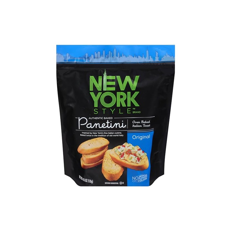 New York Style Panetini Crackers, Original, 4.75 Ounce