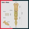 KOTARBAU® Set of 2 Shutter Hinges 150 mm Door Hinge