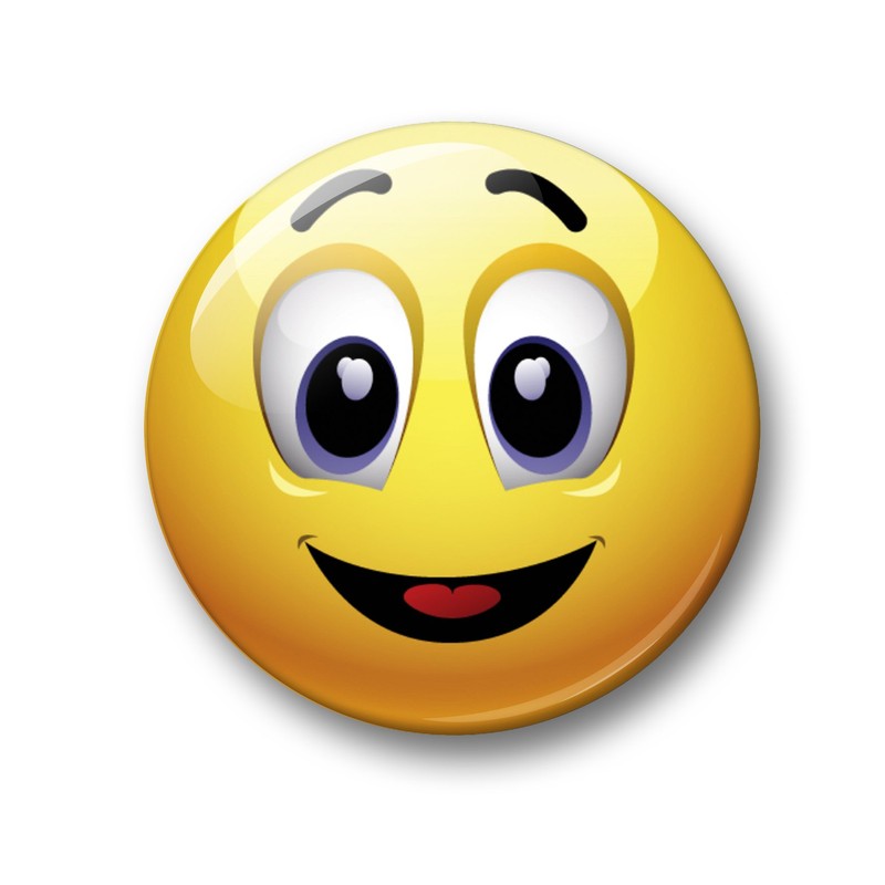 Merchandise for Fans Smiley Good Mood, Laughing, 6 Large Fridge
