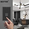BESTTEN 6 Pack Dimmer Wall Light Switch, Compatible with Dimmable