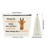 Sazuwu Inspirational Giraffe for Girls Makeup Bag Gifts for Giraffe