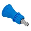 25° Pressure Washer Nozzle with Guard (Blue), 3.0 Orifice, Compatible