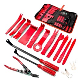 Kit Herramientas Desmontaje Molduras Auto Faros Estereo 19pz