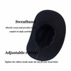 Cowboy Hat Black Men's Cowgirl Costume Women with Ribbon Worth