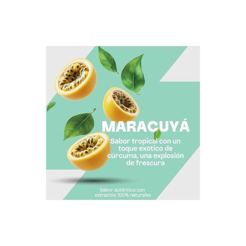 Electrolitos Polvo Maracuyá Sticks Azúcares Añadidos Suero Oral Magnesio Potasio