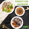 Ask Packaging 100% Compostable (7 Inch / 100-Pack) Heavy-Duty Eco-Friendly