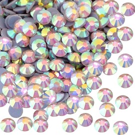 4000 Pcs FYGEM Hot Fix Iron Rhinestones DIY Jewelry Making with Picking Pen (Crystal AB, SS6)
