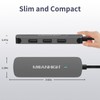 MEANHIGH Hub USB de 4 Puertos para portátil USB 3.0,