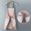 Queerelele Pack of 2 Women's Waterproof Kitchen Apron Cooking Apron