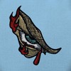 The Angry Eye Embroidered Iron on Sew on Patch