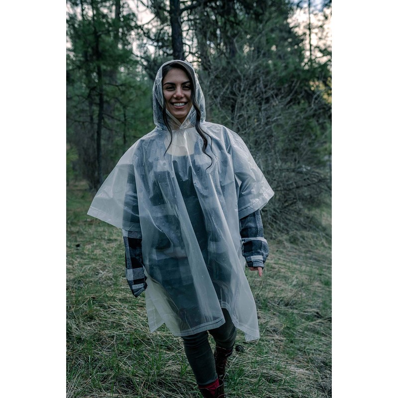 Stansport Peva Rainsuit, Clear, Small