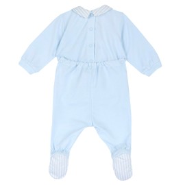 Chicco, Lightweight and soft cotton romper for newborns with practical back opening, ideal for spring and autumn, designed in Italy, baby clothes 0-24 months