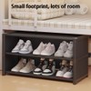 Dormitory Shoe Rack, 3-Tier Small Shoe Rack for Closet and