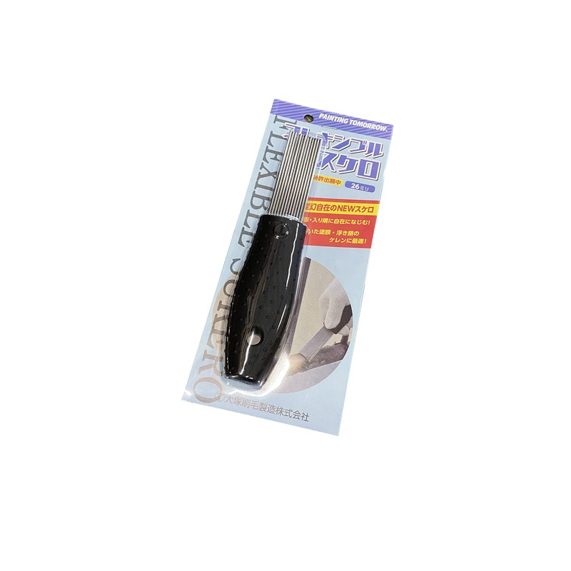 Otsuka Brush Marte Flexible Scaler, 1.0 inches (26 mm), Black