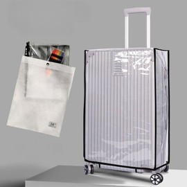 여행용 보호 커버 방수 캐리어 PVC커버 투명 (WFJ8P1E) Waterproof Travel Protective Cover PVC Cover for Carry-on Luggage Transparent (WFJ8P1E)