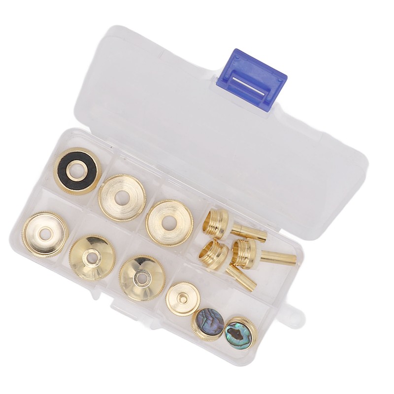 Trumpet Valve Finger Button Metal Abalone Shell Inlay Trumpet Button