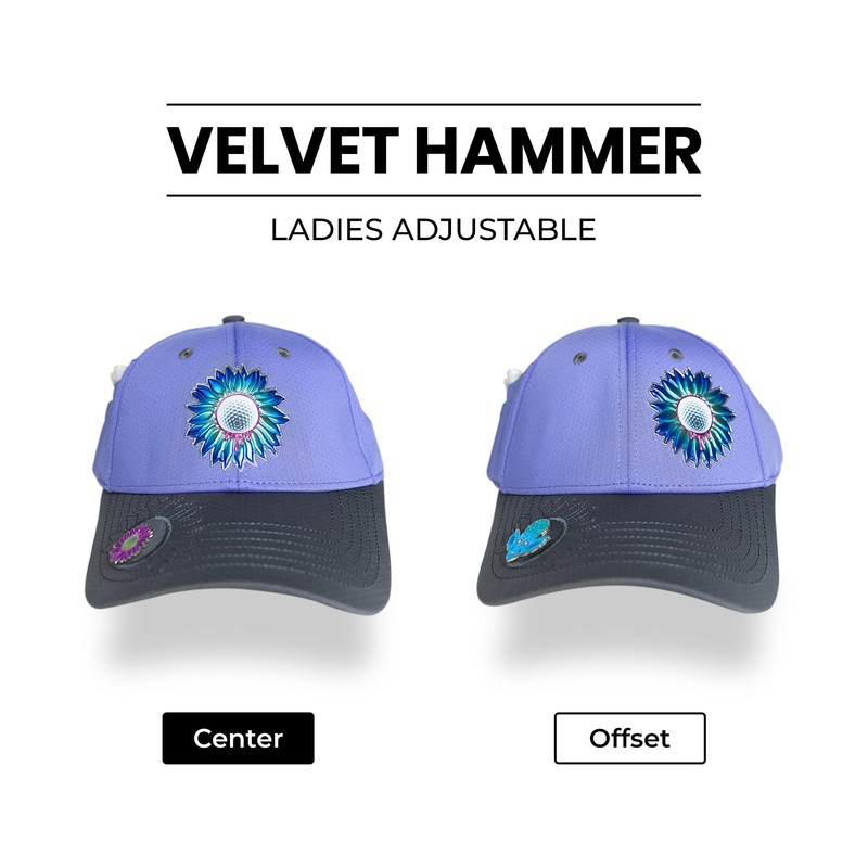 BONK Golf Ladies Adjustable Golf Hats - Tee Holder with