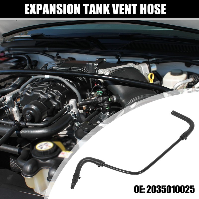 X AUTOHAUX Car Engine Coolant Expansion Tank Breather Pipe 2035010025
