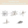 HBL' 2 Pack Bifold Door Hardware Kits, Bi-fold Door Hardware