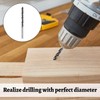 10PCS 4mm Wood Drill Bits,Drill Bits Precise Cutting,4mm Professional Carbon