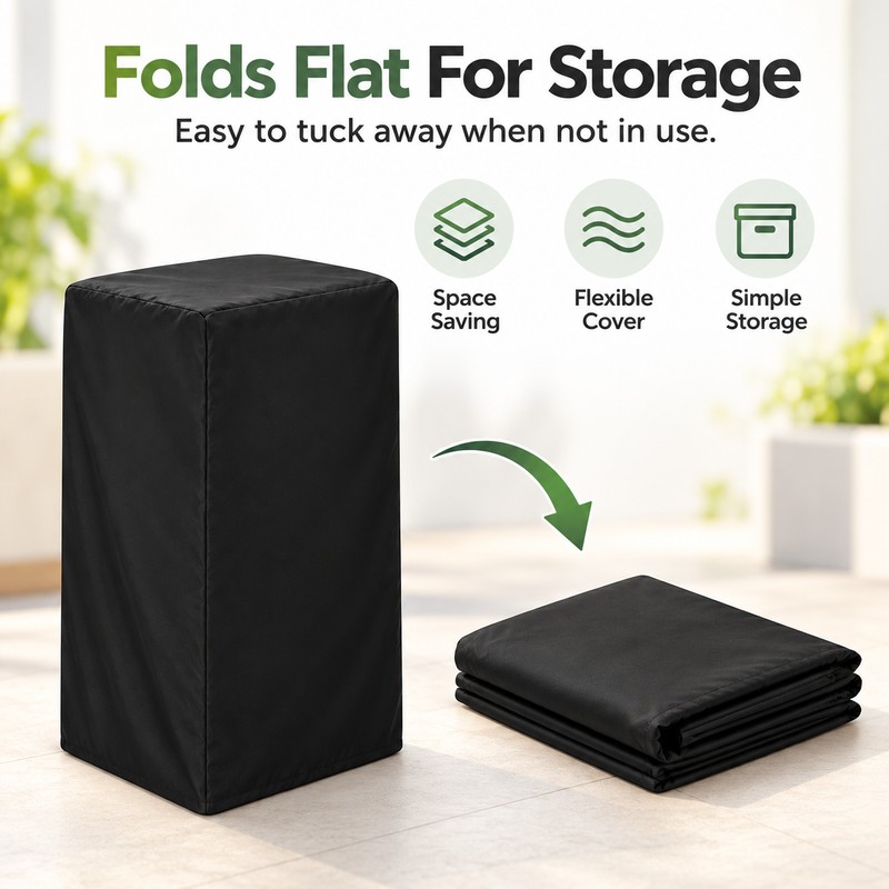 Portable Air Conditioner Cover 40x46x75cm, Reusable Polyester Dust Protector for