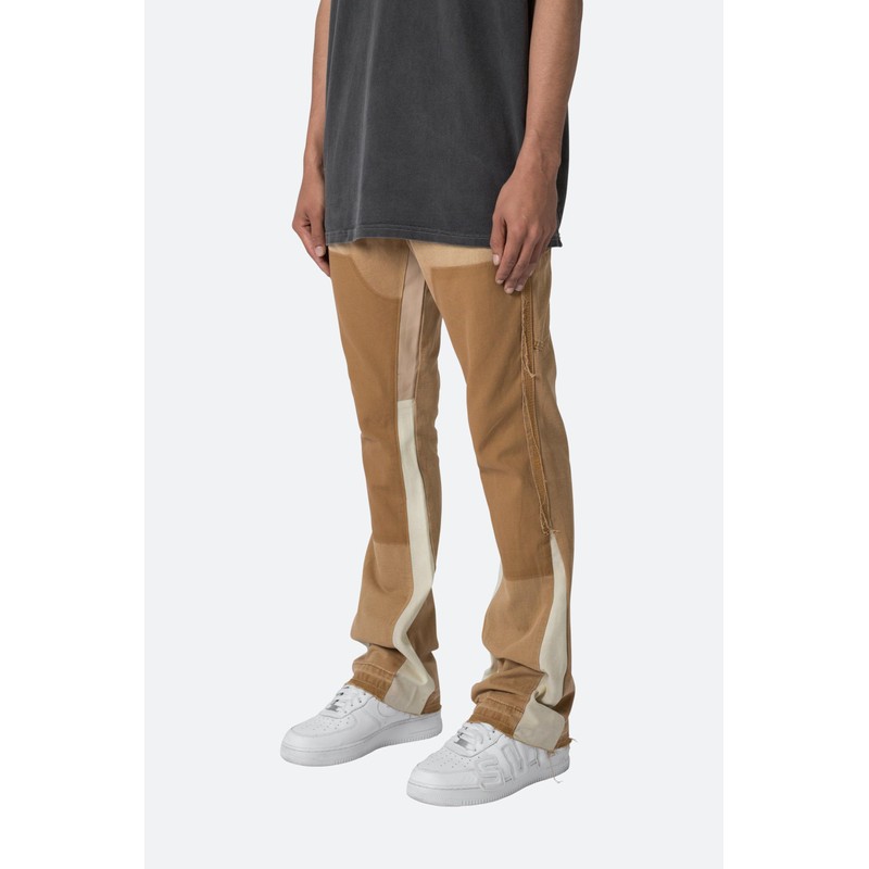 mnml Men's B501 Flare Denim, Brown