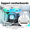 Thermalrlght Aqua Elite 240 White V3 Aio CPU Cooler, 240