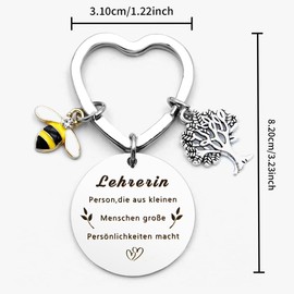 Teacher Gift, Gift Teacher Primary School, Best Teacher Gift, Gifts for Teacher, Teacher Gifts for Leaving Gift, Teacher Farewell Gift, Teacher Keyring, Teacher 3, Unit size