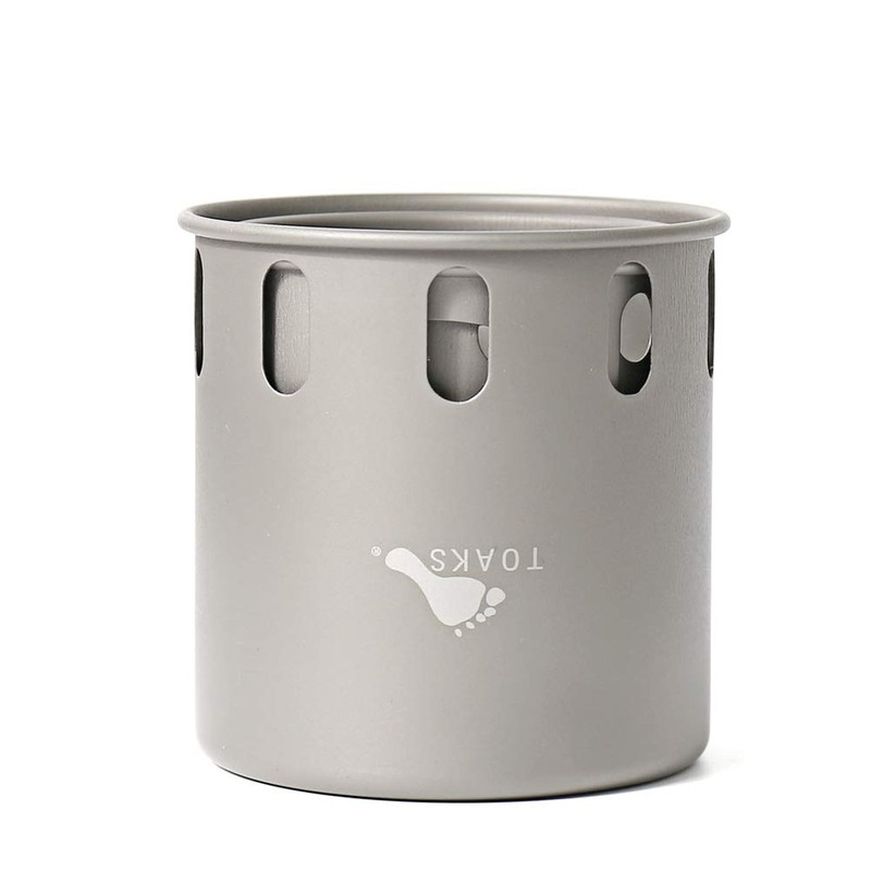 TOAKS Titanium Wood Stove Outdoor Camping Stove, Titanium Backpacking Wood