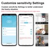 Haozee Smart Vibration Sensor Alarm, Real Time Monitoring, Door Window