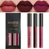 3 Colours Matte Liquid Lipstick Waterproof Durable Liquid Lip Gloss