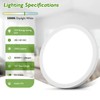 LED Flush Mount Ceiling Light Fixture, 100W Equivalent Modern Kitchen