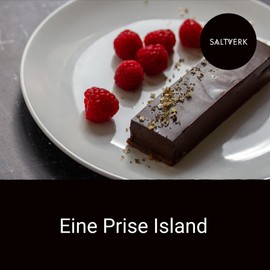 Lakritz Meersalz im 90g Glas I Pyramidenähnliche Salzflocken aus Island mit Mineralien & Roh-Lakritz I Gut für Desserts, Kuchen, Fleisch uvm.