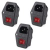 HiLetgo 3pcs AC 250V 10A 3 Terminal Power Socket with
