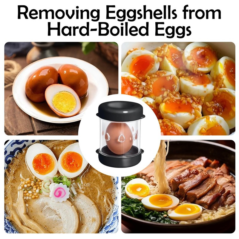Hard Boiled Egg Peeler Tool, New Creative Manual Boiled Egg