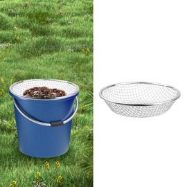 Soil, Sand, and Compost Sifter for Gardening – Sieve for Rocks, Dirt, and Organic Material – Fits 5-Gallon Buckets-3/8 in Aperture
