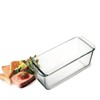 Simax Glassware Loaf Baking Pan: Classic Glass Tin Great for Banana Bread, Babka, Loaf Cakes, etc. - Dishwasher Safe Cooking Dish - Borosilicate Glass Mold - 1.5 Quart (6.25 Cups)