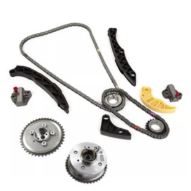 24350-2G750 Timing Chain Kit Camshaft VVT Gear compliant with Hyundai Santa Fe Sonata Tucson Kia optima Sorento Sportage 2011-2019 2.4L 2.0L G4KJ 24370-2G750