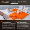 HANJKINZ Paint Roller 4 inch Kit, 40 Pack Mini Paint